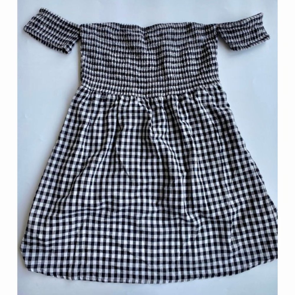 dizzy lizzy Black & White Gingham Print Dress - Picture 1 of 7